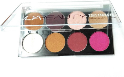 

Huda Beauty Liquid Mattee SUPER BLENDABLE TEXTURED EYE-SHADOW PALETTE ROSE GOLD EDITION IN 8 COLOR 16 g(BLACK)