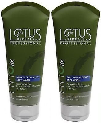 

Lotus Professional Professional Daily Deep Face Cleasing Wash ( Pack of 2 ) Face Wash(80 g)
