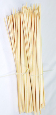 shopely bamboo skewers 4 inchs(900 sticks)+(450 sticks) free Disposable Bamboo Roast Fork(Pack...