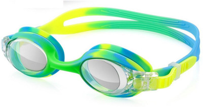 

QUINERGYS ™ Green:Blue Mix - Anti Fog UV Protection Triathlon Swim Goggles with Free Protection Case Swimming Goggles(Green, Blue)
