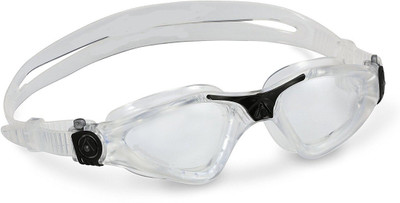 

QUINERGYS ® White - Swim Goggles - Anti Fog - Mirror Coating - Latex Free - Adjustable Strap - Clear Vision - No Leak Design - Free Protective Case - For Adults Swimming Goggles(White)