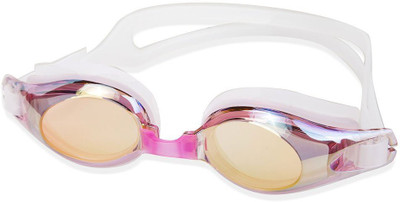 

QUINERGYS ™ Piggy pink - Swim Goggles leak free anti UV lens adjustable shoulder strap Triathlon Swimming Goggles Anti fog Swimming Goggles(Pink)