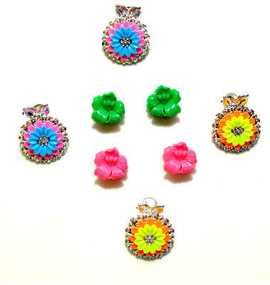 

ADR JEWELLERY ADR Combo Hair Clip, Tic Tac Clip, Hair Accessory Set(Multicolor)