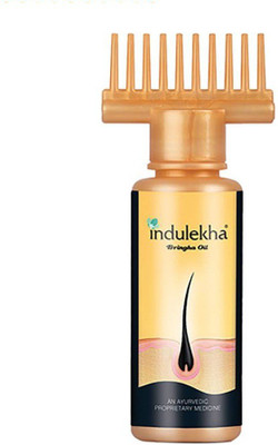 

Indulekha Bringha Hair Oil - New Pack - Improved Formula Hair Oil(100 ml)
