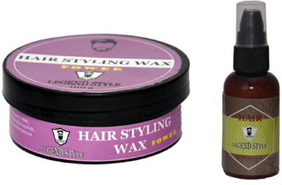

I TOUCH LEGEND STYLE HAIR STYLE WAX POWER 100 GM AND HAIR SOFTENER 60 ML (SET OF 2) Wax(160 ml)