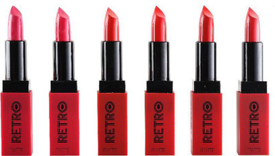 

matte RETRO LIPSTICK (PACK OF 6)(multicolors)