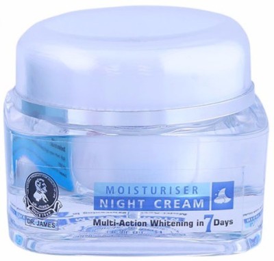 

Dr. James Moisturizer Night Cream Multi - Action Whitening in 7 Days(30 g)