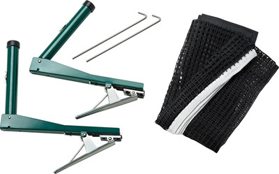 

QUINERGYS ® Black olive - Standard Table Tennis Net Rack Set Ping Pong Table Posts Table Tennis Accessories Table Tennis Net(Black)
