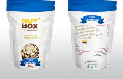 

nutbox Plain Cashews(200 g, Pouch)