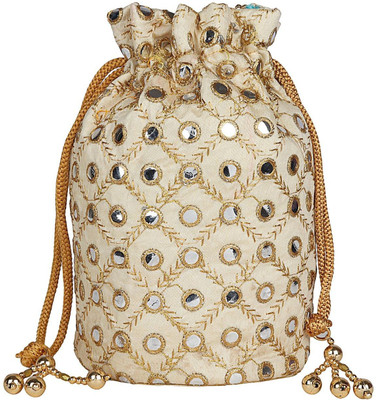 

TIARA COLLECTIONS Potli For Women Potli(Yellow)