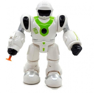 

Hello Dream Space Police Walking Robot With Light & Music & Soft Rubber Walk(Multicolor)