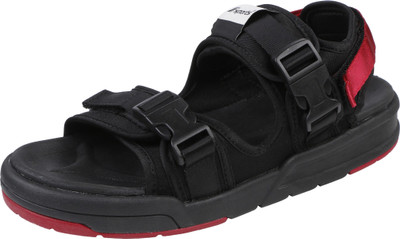 

Fsports Men Black Red Sandals