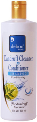 

Debon Herbals Dandruff Cleanser + Conditioner Shampoo(500 ml)