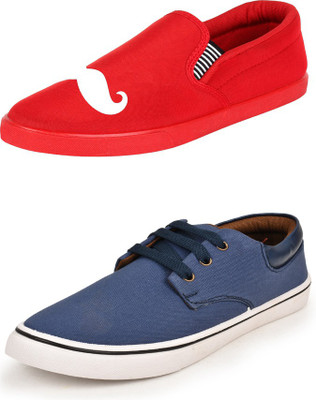 

Wwodcell Loafers For Men(Multicolor, Red