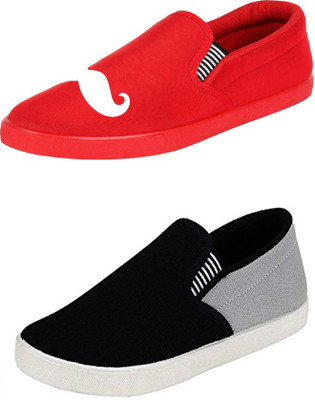 

Trenqs Sneakers For Men(Multicolor, Red