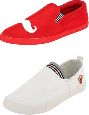 

Wwodcell Loafers For Men(Multicolor, Red