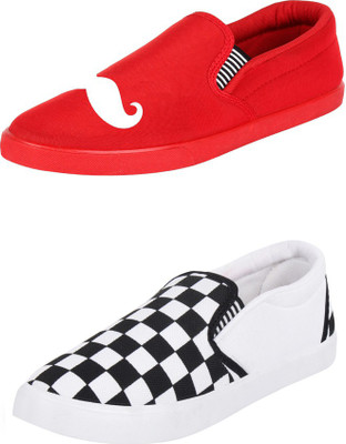 

Wwodcell Loafers For Men(Multicolor, Red