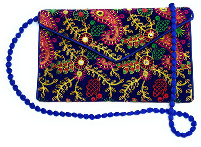 

Unique Fashion Women Casual, Formal, Evening/Party Blue Velvet Sling Bag