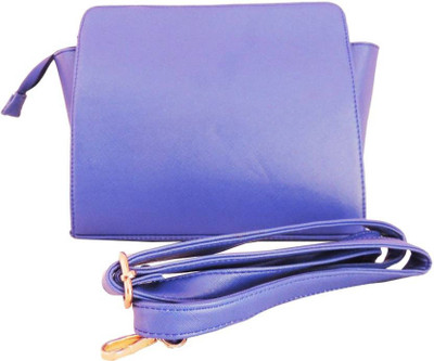 

ASNORA Girls Casual, Evening/Party, Formal Blue Leatherette Sling Bag