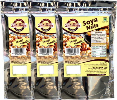 

Eat Soya Soya Nuts Maggi Masala - 200g (Pack of 3)(600 g, Pack of 3)