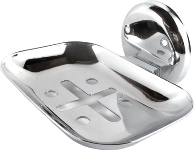 

RoyaL Indian Craft Crafty Look Set of 5 Stainless Steel Soap Holders(Silver)