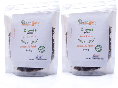 

Healthllave Organics Cloves (laung) | Syzygium Aromaticum | Natural Indian Farm Spices(2 x 140 g)