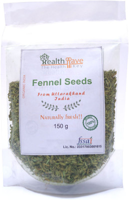 

Healthllave Organics Fennel Seeds (Saunf) | Foeniculum Vulgare | Natural Indian Farm Products(150 g)