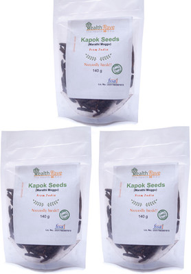 

Healthllave Traditional Organically Produced Kapok Seeds (Marathi Moggu) Natural Indian Farm Products Farm Spice(3 x 140 g)