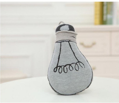 

Waymore Bulb Shape Luminous Soft toy - 24 cm(Grey)