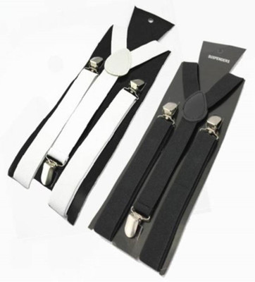 

Paranoid Y- Back Suspenders for Men(Black, White)