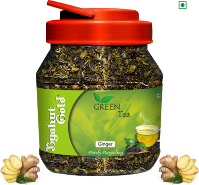 

Byahut Gold Ginger Green Flavoured Tea Ginger Tea Plastic Bottle(200 g)