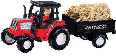 

WaterMelon Toys Tractor with Trolley(Black)