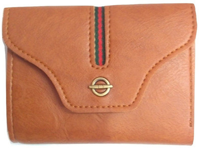 

Red Hot Women Brown Artificial Leather Wallet(5 Card Slots)