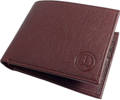 

KnW Men Brown Artificial Leather Wallet(3 Card Slots)