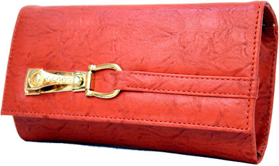 

AGINOS Women Pink Artificial Leather Wallet(4 Card Slots), Pink peach