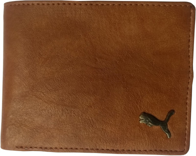 

Puma Men Tan Genuine Leather Wallet(4 Card Slots)