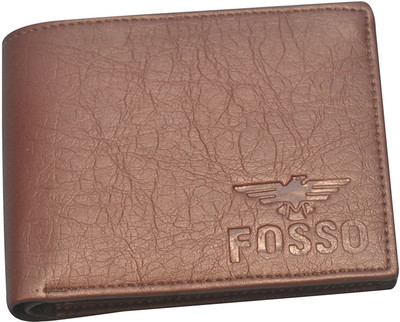 

fosso Men Brown Artificial Leather Wallet(8 Card Slots)