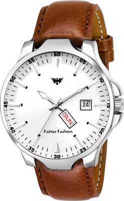 

Fadiso fashion FF2021-WH WHITE Day & Date Watch - For Men