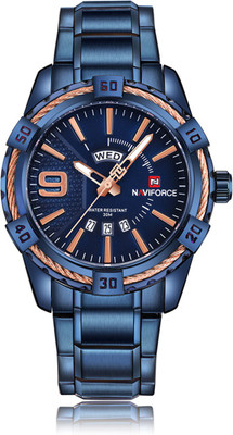 

Naviforce Devil's Blue Day & Date Luxury Men's (NF9117) Watch - For Men
