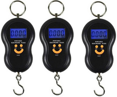 

stepgear 10gm to 10 kg pack of three Weighing Scale(Black)