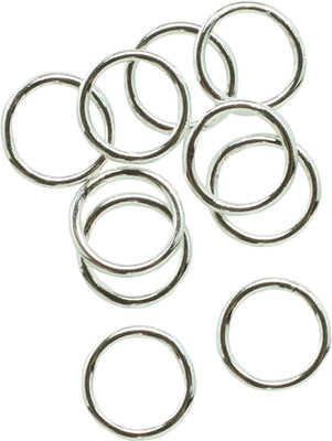 

Sparkle 10MM-Closed Jump ring in Silver colour