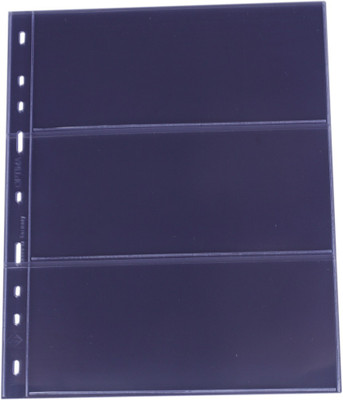

Lighthouse Plastic Pockets OPTIMA - 3 way division - Clear