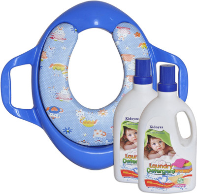 

Toyland Comfortable Potty Trainer Seat for Potty Training Seat And 2 Laundary Detergent Combo Pack TYLPSCOMBO044(Multicolor)