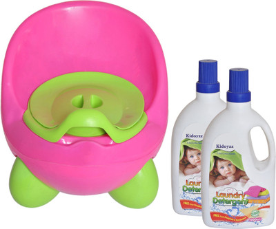 

Toyland Comfortable Potty Trainer Seat Box for Potty Training Seat And 2 Laundary Detergent Combo Pack TYLPSCOMBO049(Multicolor)
