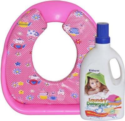 

Toyland Comfortable Potty Trainer Seat for Potty Training Seat And Laundary Detergent Combo Pack TYLPSCOMBO024(Multicolor)