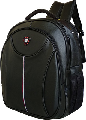 

SM 15.6 inch Artificial Leather Radium Line Laptop 30 L Backpack(Black)