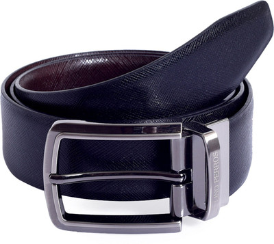

Lino Perros Men Formal Multicolor Genuine Leather Reversible Belt