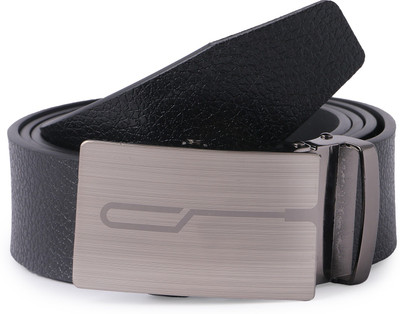

Edifier Men Casual, Formal, Party Black Texas Leatherite Belt, Black_01