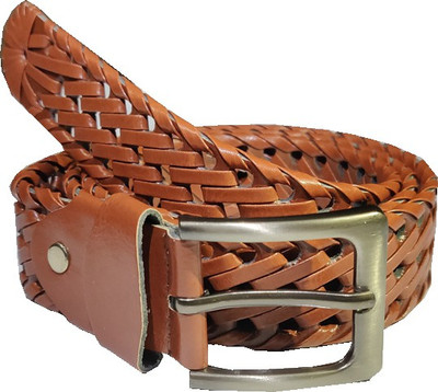 

Sulit Men & Women Tan Artificial Leather Belt, Light brown