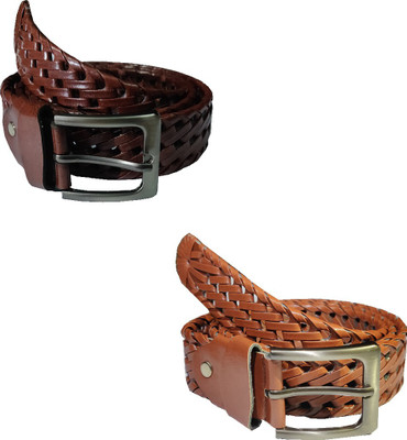 

Sulit Men & Women Tan, Brown Artificial Leather Belt, Brown;light brown